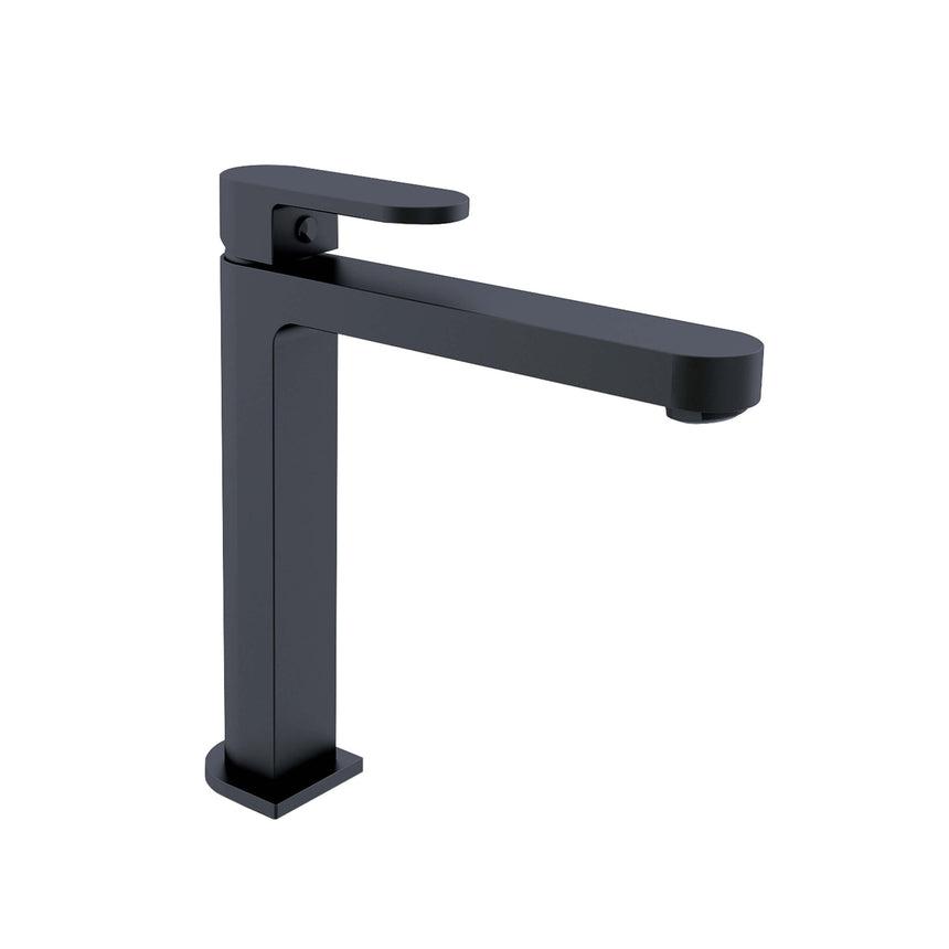 Nero Ecco Tall Basin Mixer Matte Black Tapware Nero Default Title
