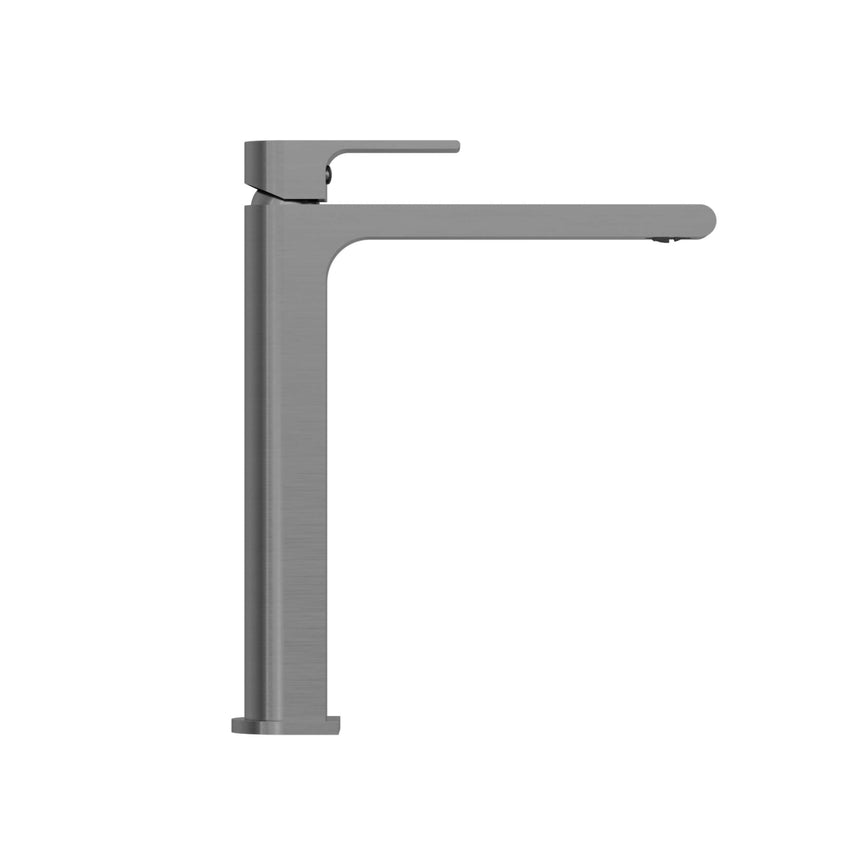 Nero Bianca Tall Basin Mixer Gun Metal Tapware Nero