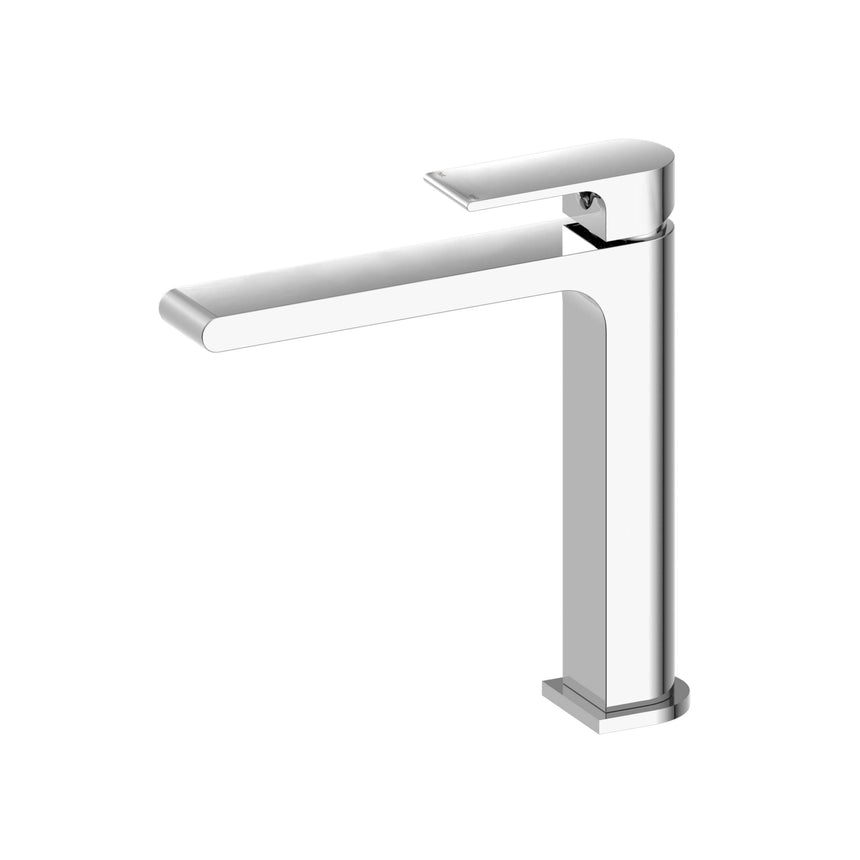 Nero Bianca Mid Tall Basin Mixer Chrome Tapware Nero Default Title