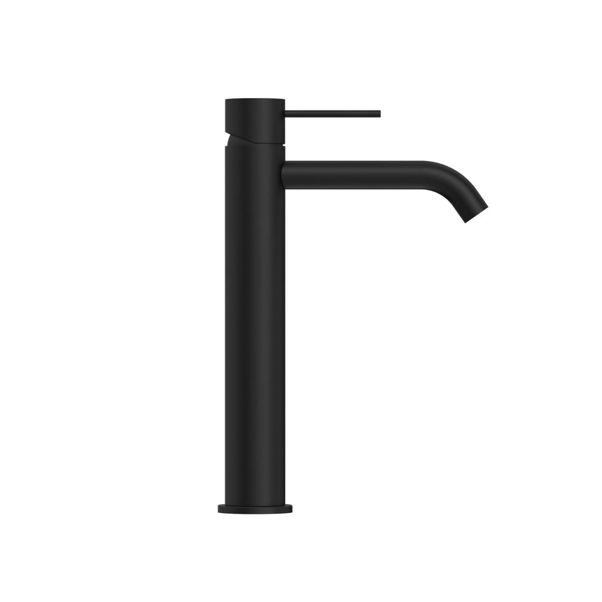 Nero Mecca Tall Basin Mixer Matte Black Tapware Nero