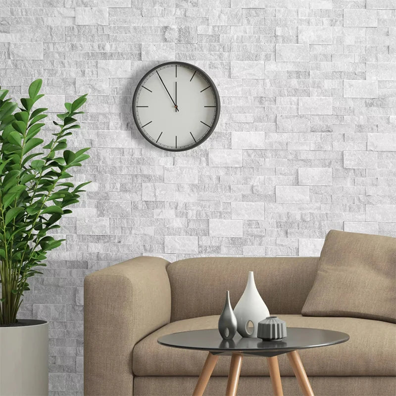 Arctic White natural stone surface and installation by Tilemall