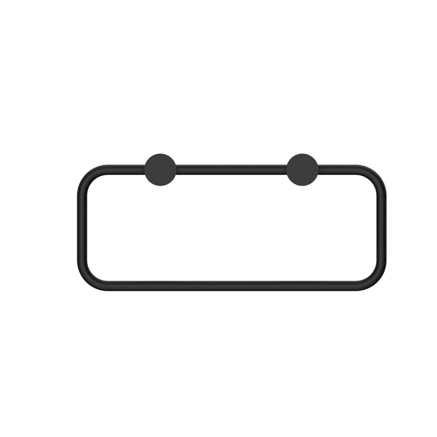 Nero New Mecca Towel Ring Matte Black Bathroom Accessories Nero