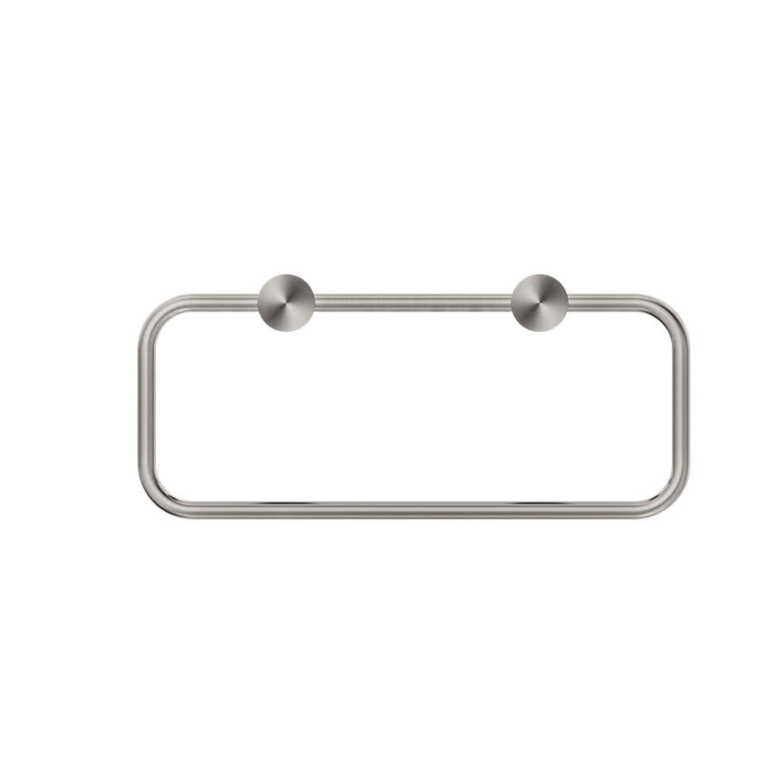 Nero New Mecca Towel Ring Brushed Nickel Bathroom Accessories Nero
