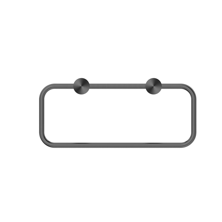 Nero New Mecca Towel Ring Gun Metal Bathroom Accessories Nero