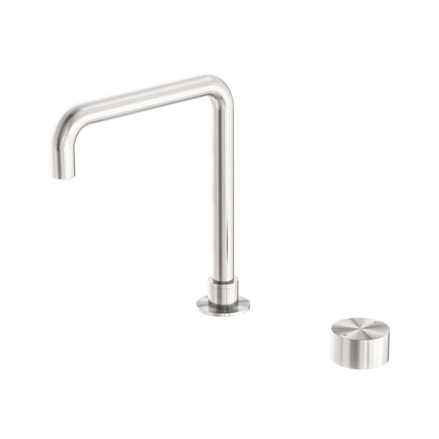 Nero Kara Progressive Tall Basin Set Brushed Nickel Tapware Nero Default Title