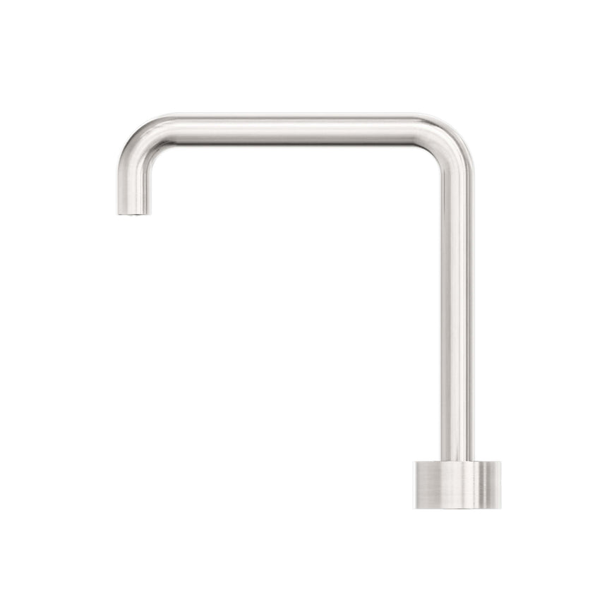 Nero Kara Progressive Tall Basin Set Brushed Nickel Tapware Nero