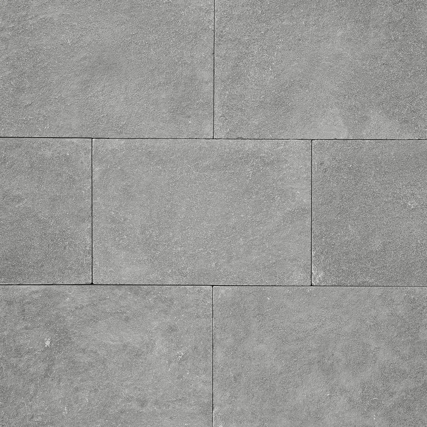 Tandur Grey Limestone natural stone surface and installation by Tilemall