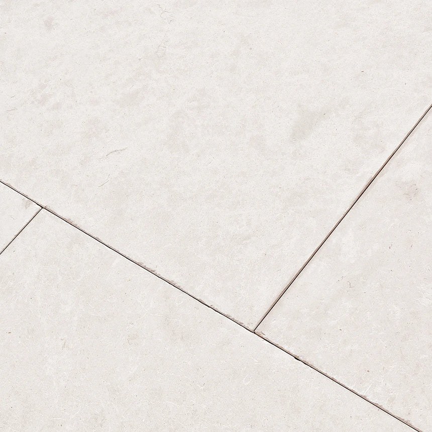 Navona Limestone natural stone surface and installation by Tilemall