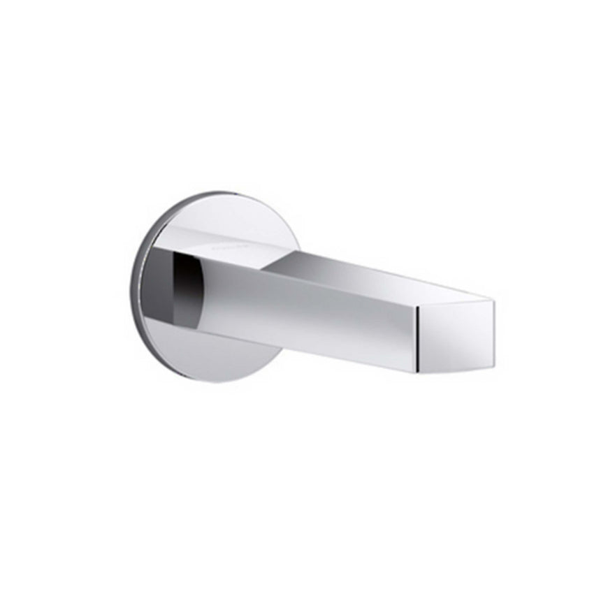 Taut Wall Bath Spout Chrome Tapware Kohler Default Title