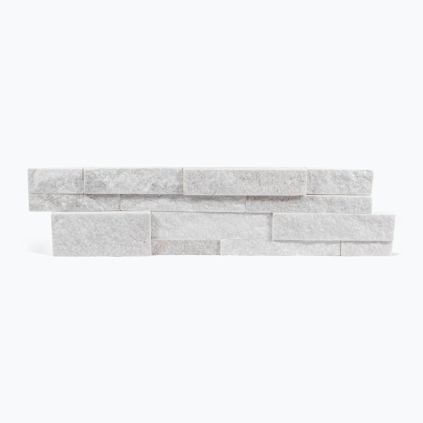 Arctic White natural stone surface and installation by Tilemall