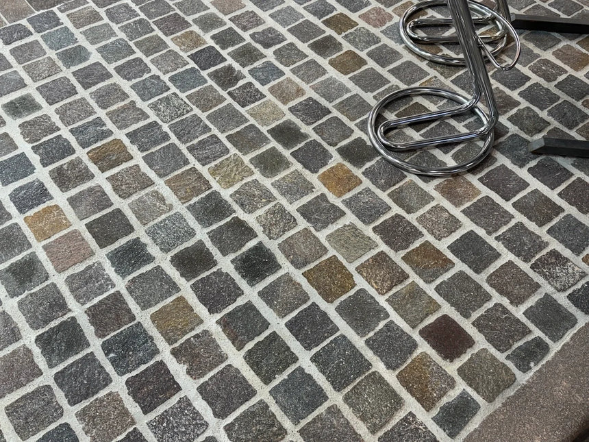 Italian Porphyry natural stone surface and installation by Tilemall