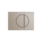 Note Face Plate Moderne Brushed Bronze