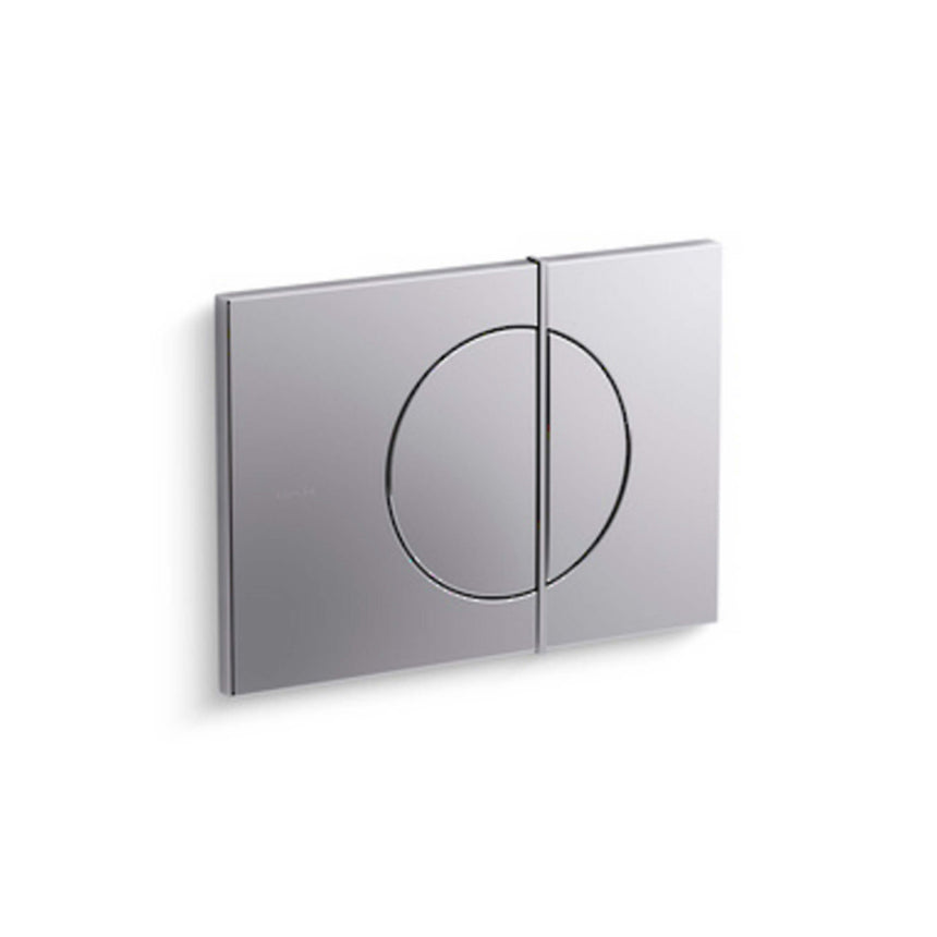 Kohler Note chrome face plate for toilet by Tilemall with circular button design
