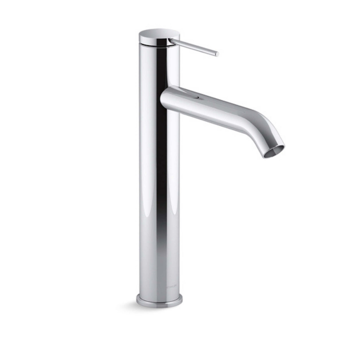 Kohler Compnents KL Components tall chrome basin mixer with single lever handle by Tilemall