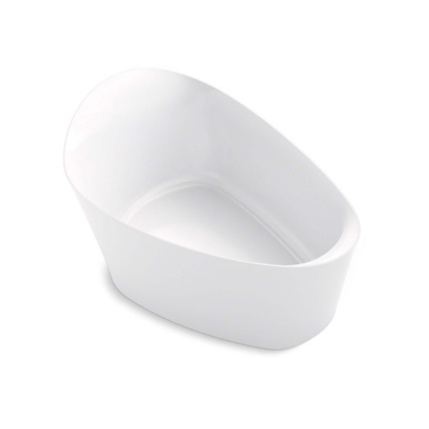 Veil Lithocast Freestanding Bath Gloss White Bath Kohler Default Title