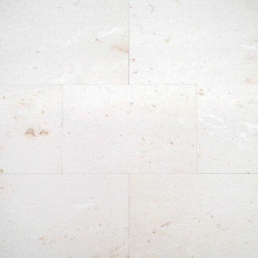 Indiana White Limestone natural stone surface and installation by Tilemall