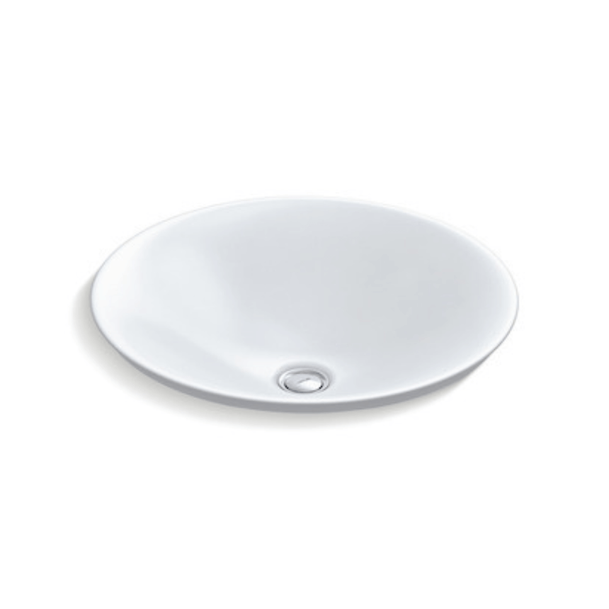 Carillion Round Basin Kohler White Bathroom Basin Kohler Default Title