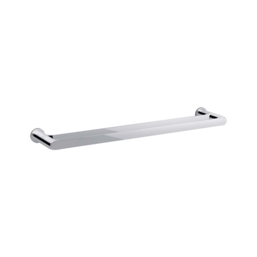 Avid Double Towel Bar 610mm Polished Chrome Bathroom Accessories Kohler Default Title