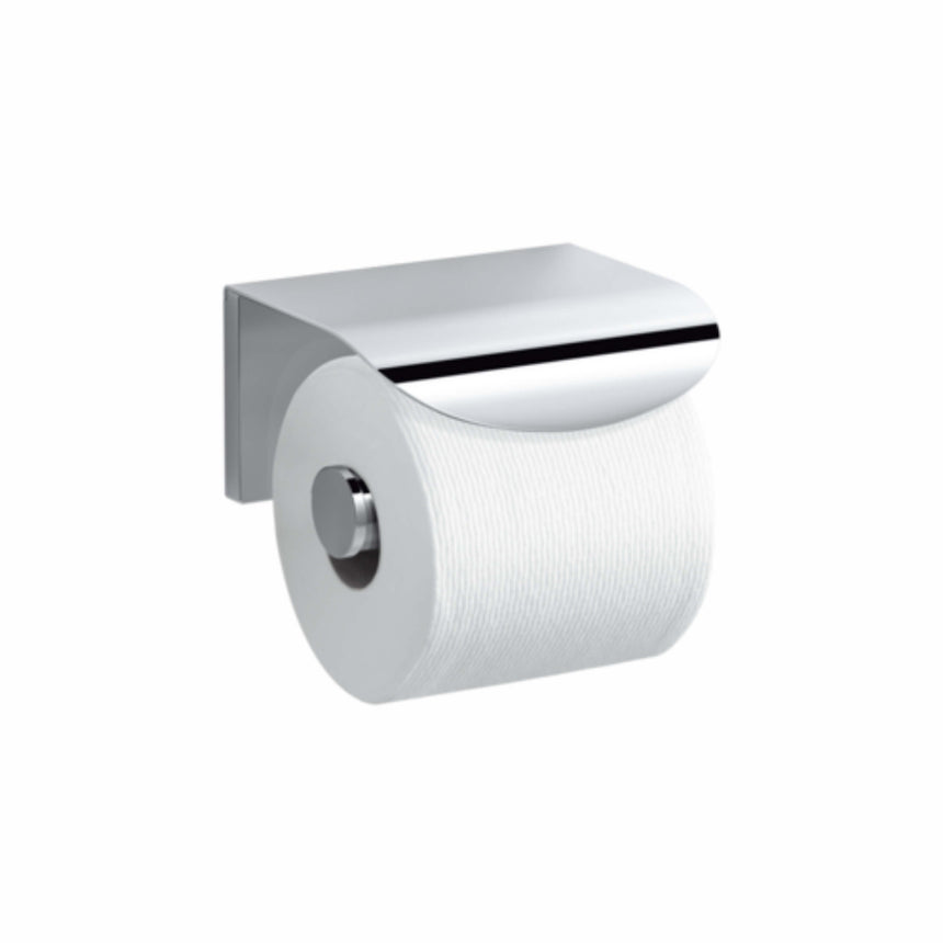 Avid Toilet Tissue Holder with Cover Polished Chrome Bathroom Accessories Kohler Default Title