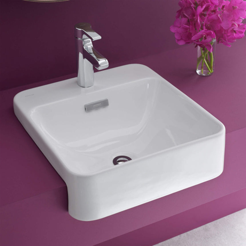 Forefront Square Semi-Recessed Basin Bathroom Basin Kohler