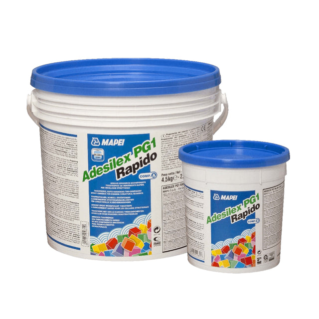Mapei Adesilex Pg1 Rapido - Kit Substrate Epoxy Adhesives Mapei