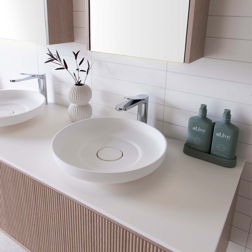 ADP Clifton Wall Hung Vanity Durasein Solid Surface Vanity ADP