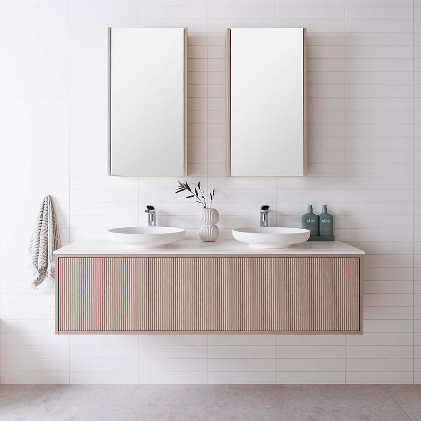 ADP Clifton Wall Hung Vanity Durasein Solid Surface Vanity ADP