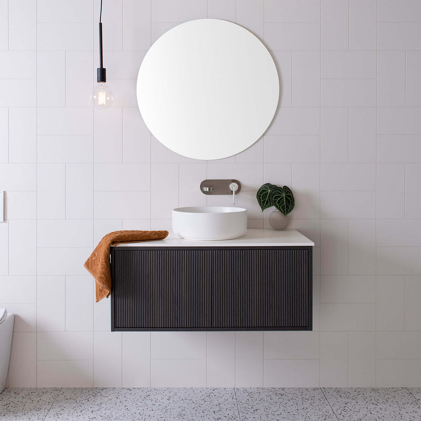 ADP Clifton Wall Hung Vanity Durasein Solid Surface Vanity ADP