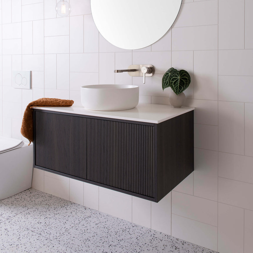 ADP Clifton Wall Hung Vanity Durasein Solid Surface Vanity ADP