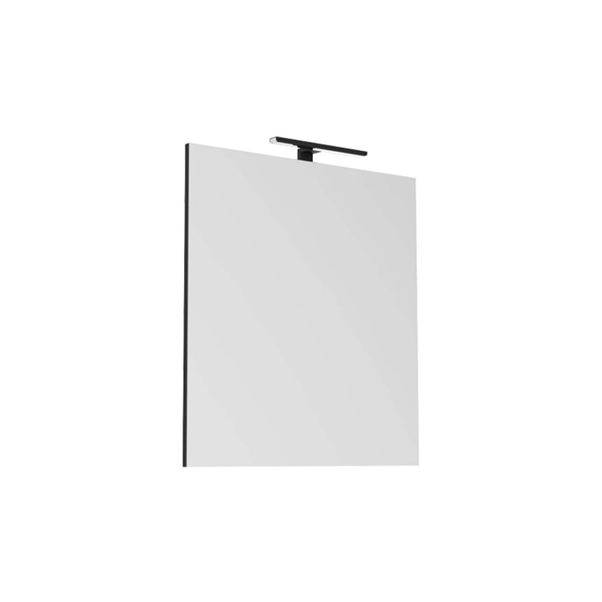 ADP Daylight Framed LED Mirror Rectangle Framed Mirror ADP Black 750x800mm