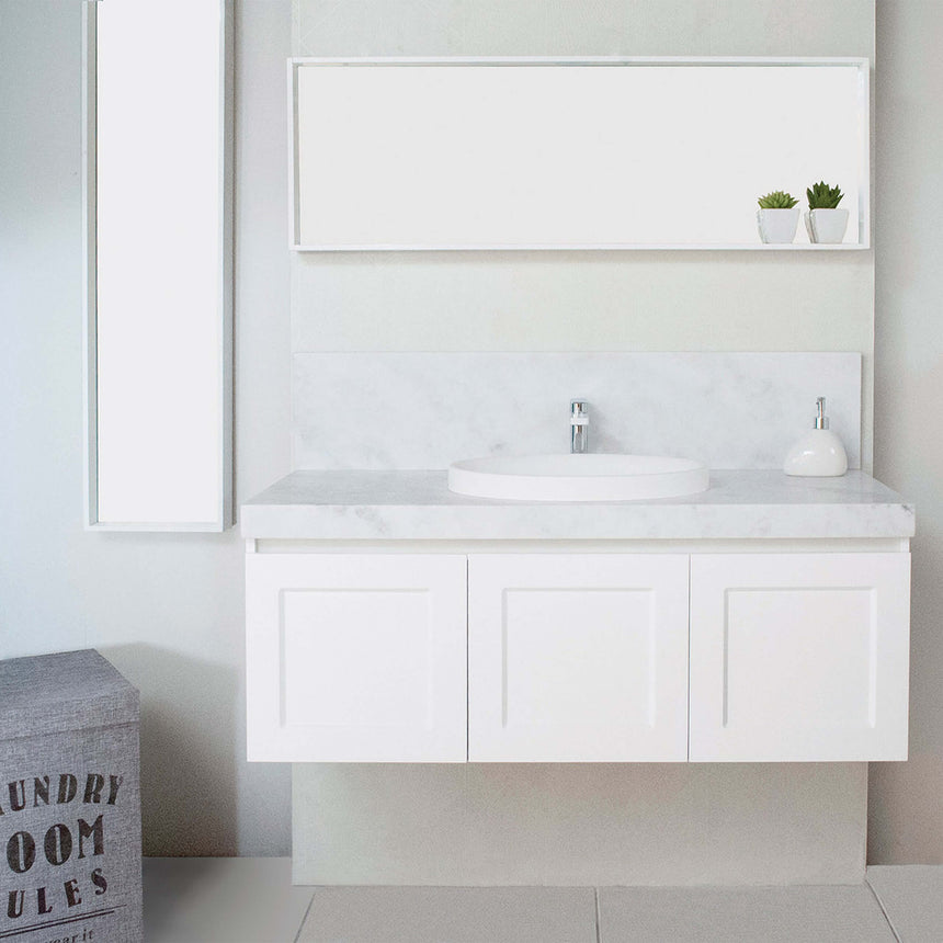 ADP London Wall Hung Vanity Cherry Pie Premium Solid Surface Vanity ADP