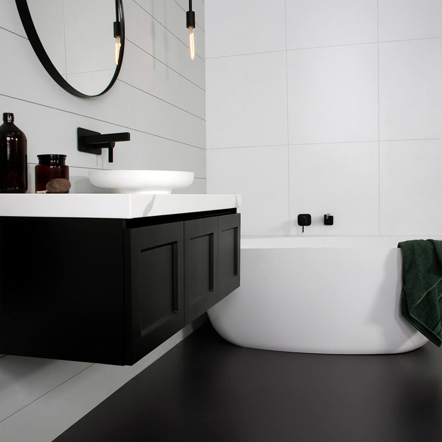 ADP London Wall Hung Vanity Cherry Pie Premium Solid Surface Vanity ADP