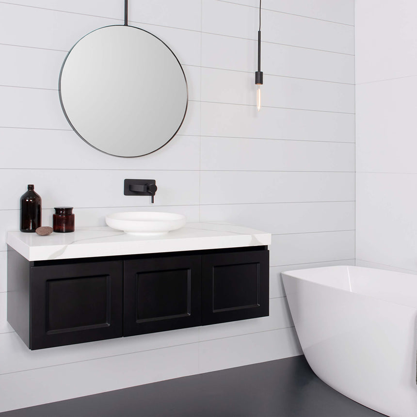 ADP London Wall Hung Vanity Cherry Pie Premium Solid Surface Vanity ADP