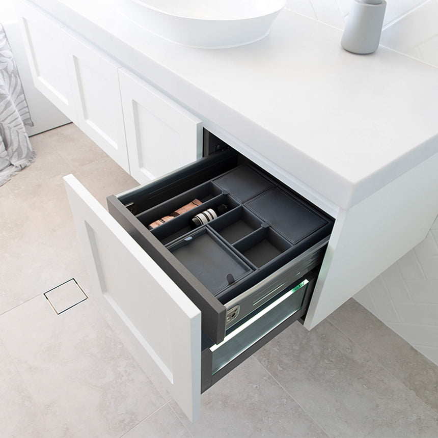 ADP London Wall Hung Vanity Cherry Pie Premium Solid Surface Vanity ADP