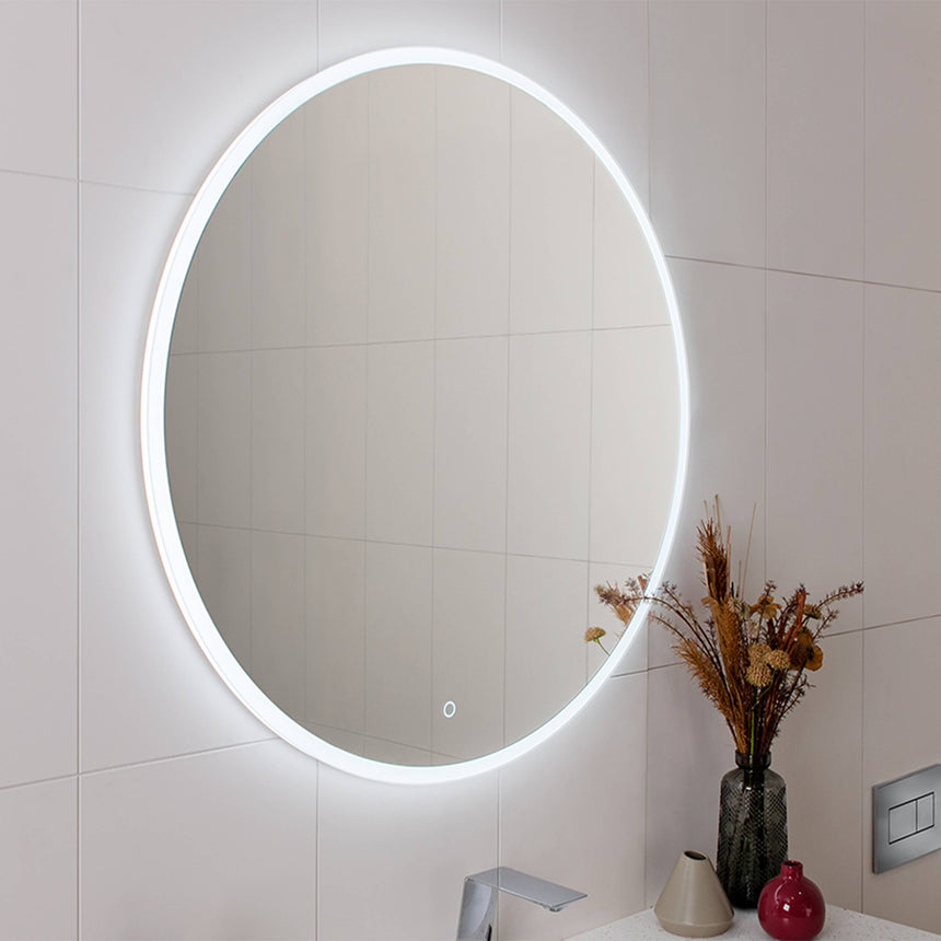 ADP Shine LED Frameless Mirror Round 6500K Frameless Mirror ADP