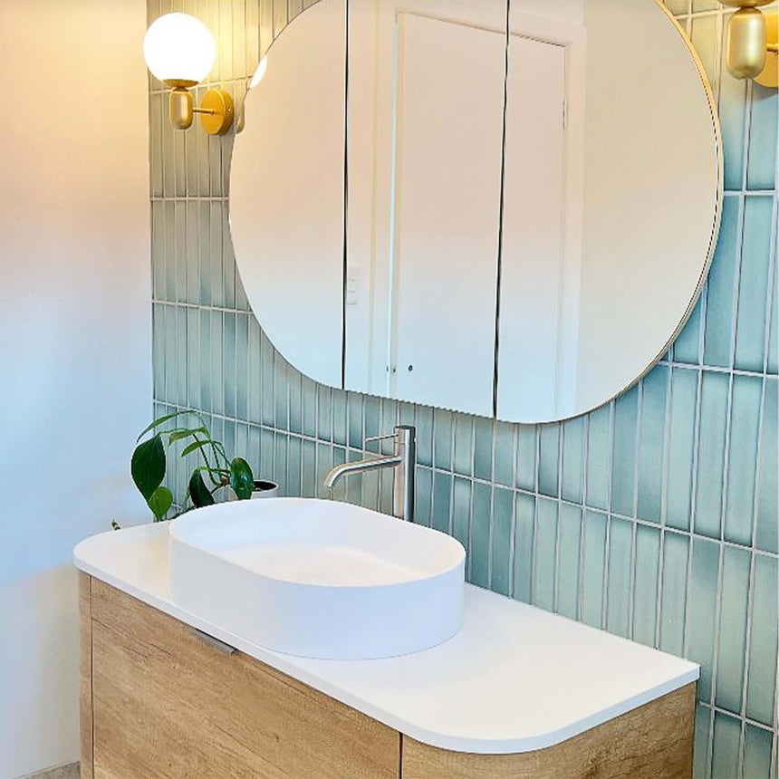 Bondi Natural Oak Single Basin Vanity Vanity Otti Australia