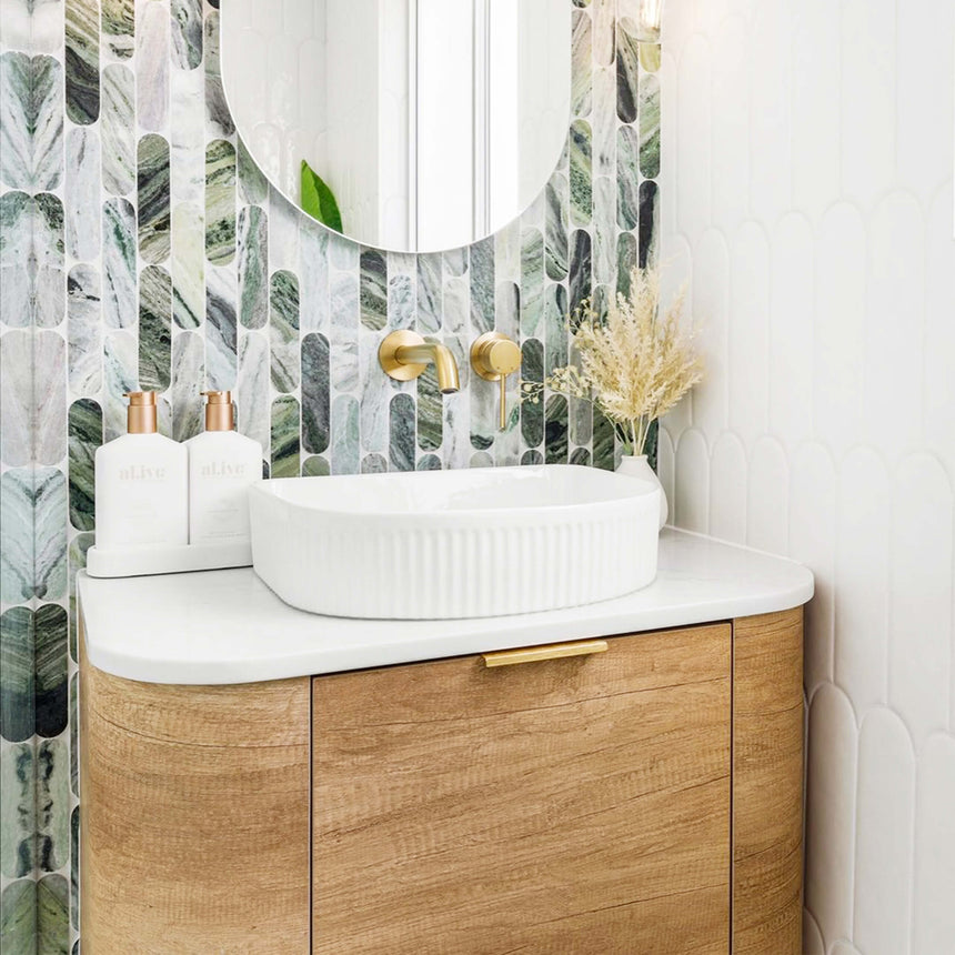 Bondi Natural Oak Single Basin Vanity Vanity Otti Australia