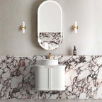 Hampshire Satin White Single Basin Vanity