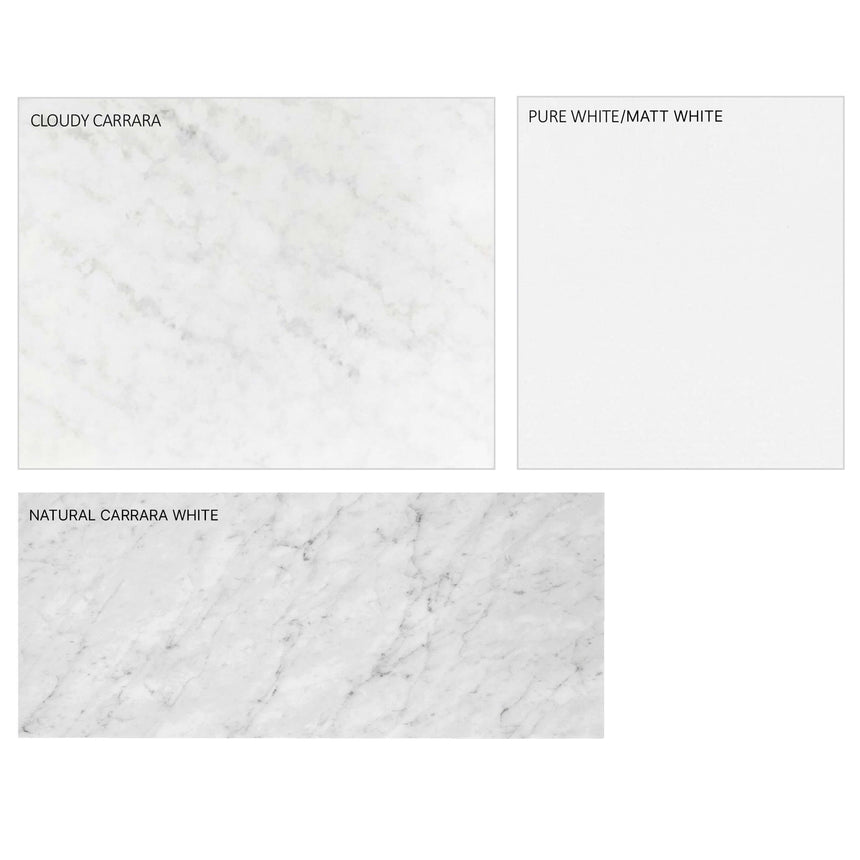 Hampshire Satin White Single Basin Vanity Vanity Otti Australia