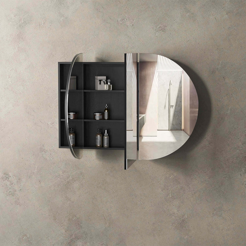 Bondi Black Oak Shaving Cabinet Shaving Cabinet Otti Australia