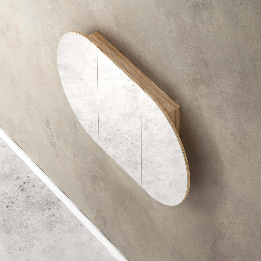 Bondi Natural Oak Shaving Cabinet Shaving Cabinet Otti Australia