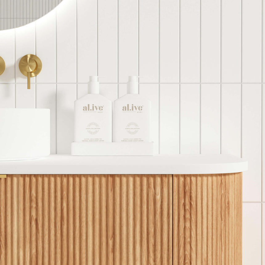 Bondi Woodland Oak Fluted Double Basin Vanity Vanity Otti Australia