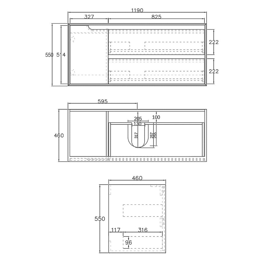 Byron Natural Oak Single Basin Vanity Vanity Otti Australia