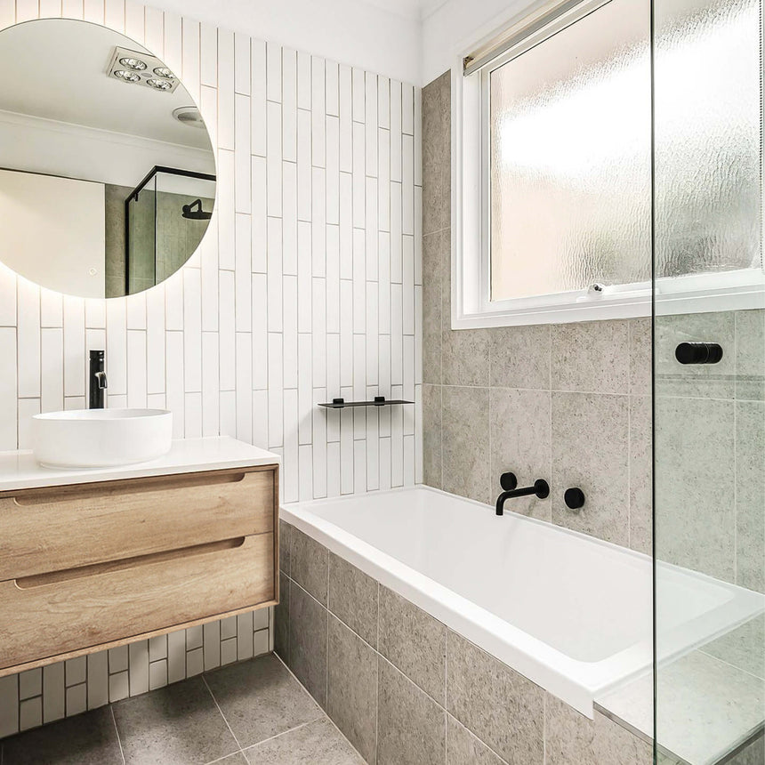 Byron Natural Oak Single Basin Vanity Vanity Otti Australia