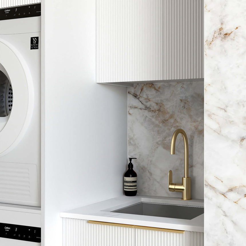 Bondi Matte White Laundry Sets 1305mm Laundry Otti Australia