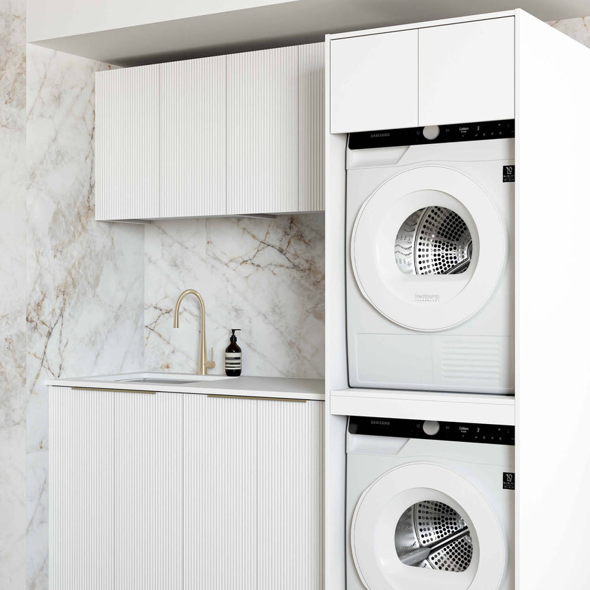 Bondi Matte White Laundry Sets 1960mm Laundry Otti Australia