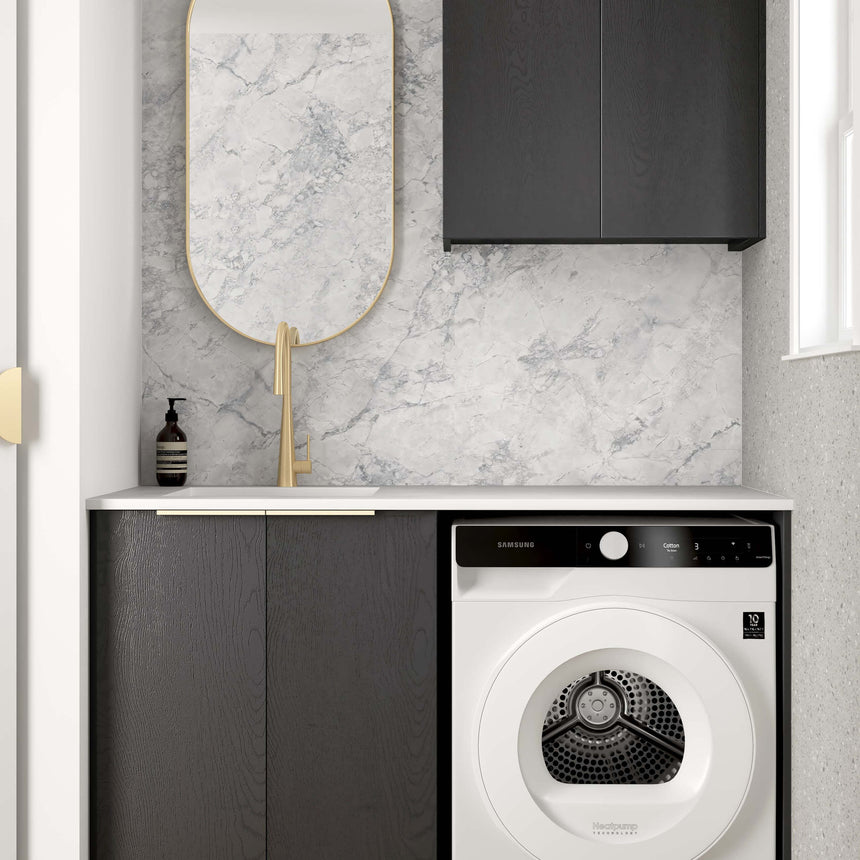 Byron Black Oak Laundry Sets 1305mm Laundry Otti Australia Quartz Aterra Type A