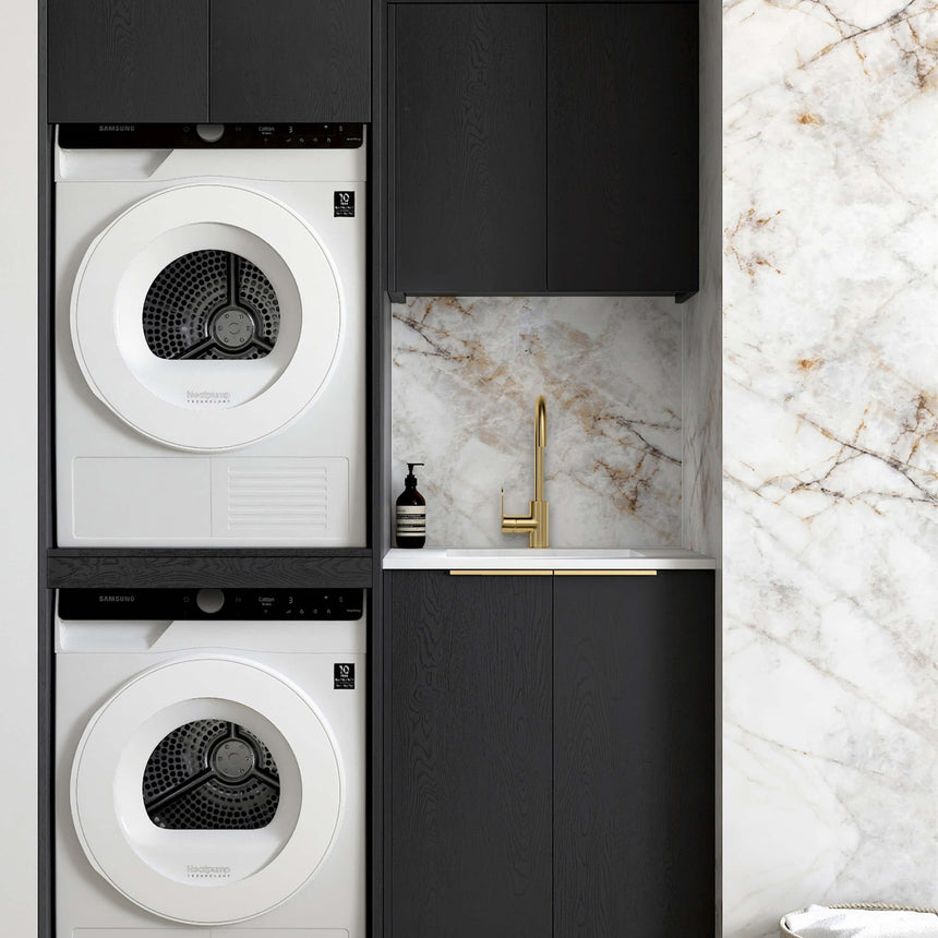 Byron Black Oak Laundry Sets 1305mm Laundry Otti Australia Quartz Aterra Type C