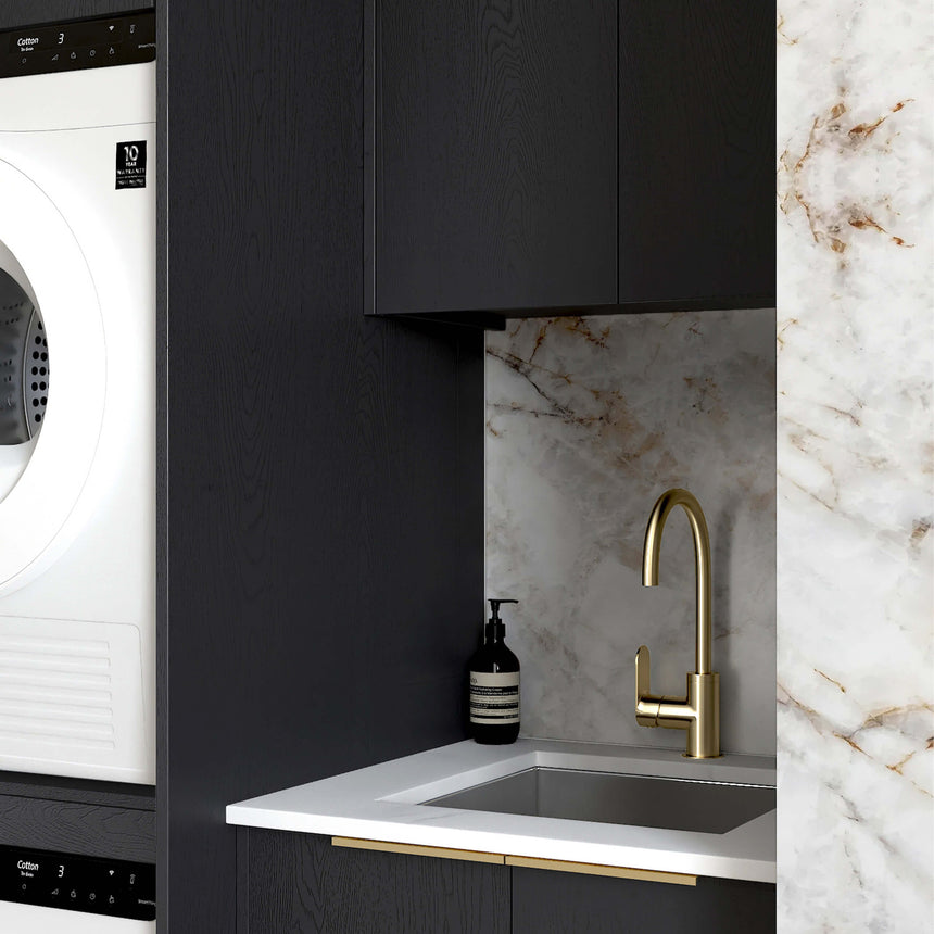 Byron Black Oak Laundry Sets 1305mm Laundry Otti Australia