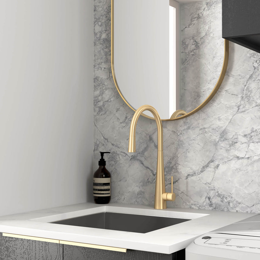 Byron Black Oak Mini Laundry Set 650mm Laundry Otti Australia